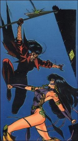 WildC.A.T.s '94 (Base Set) card 74 Voodoo vs. Devin
