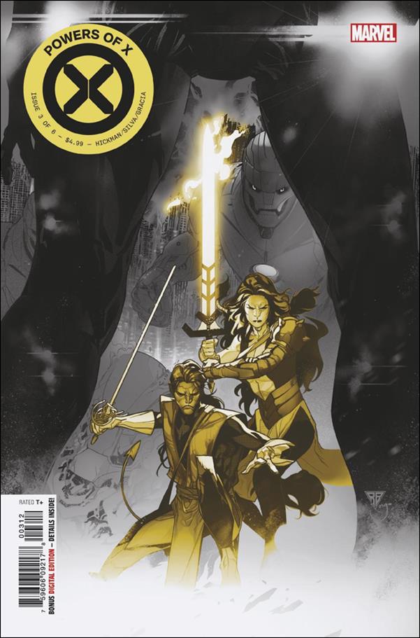 Powers of X issue 3-J R.B. Silva Cover (2nd Printing)