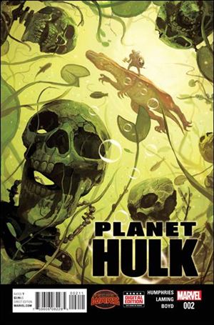 Planet Hulk issue 2 Mike Del Mundo Cover