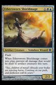 Magic The Gathering: Alara Reborn (Base Set) card 4 Esthersworn Shieldmage