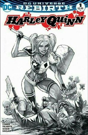 Harley Quinn (2016) issue 1-SW Francis Manapul Comic Mint Sketch Cover