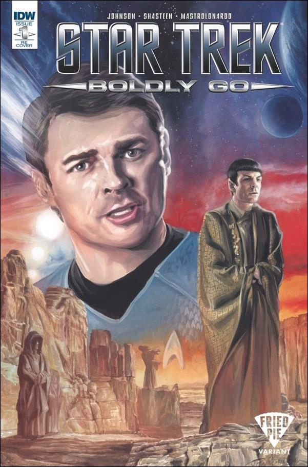 Star Trek: Boldly Go issue 1-G J.K. Woodward Fried Pie Cover