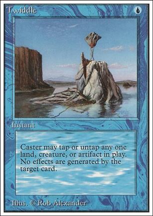 Magic the Gathering: Unlimited (Base Set) card 86 Twiddle