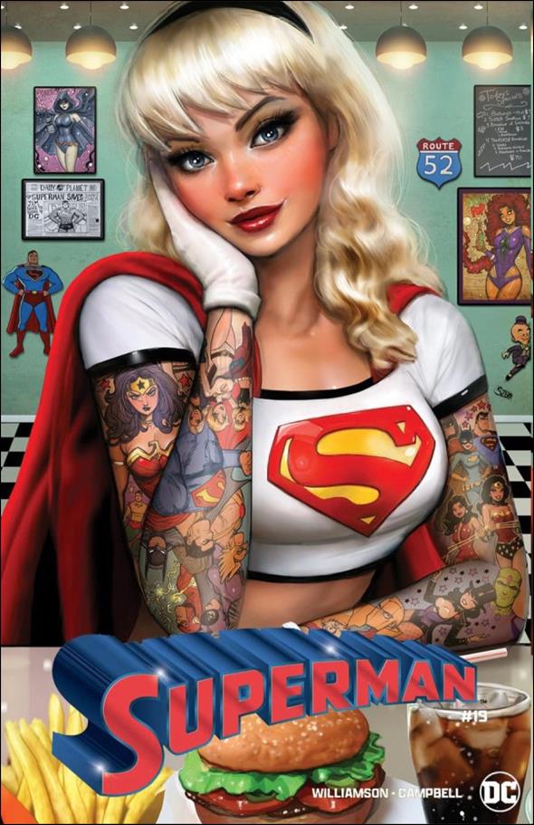 Superman (2023) issue 19-H Retailer Exclusive Nathan Szerdy Trade Dress Cover