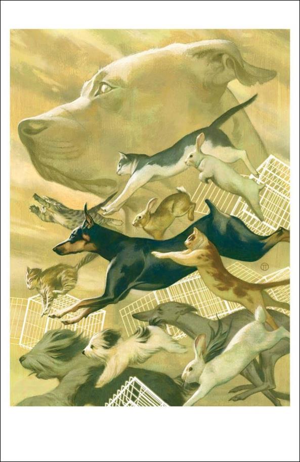 Animal Pound issue 3-E Julian Totino Tedesco Unlockable Virgin Cover