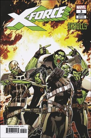 X-Force (2019) issue 3-B Butch Guice Skrulls Cover