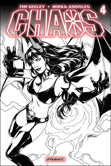 Chaos issue 4-E Emanuela Lupacchino 1:10 Black & White Cover