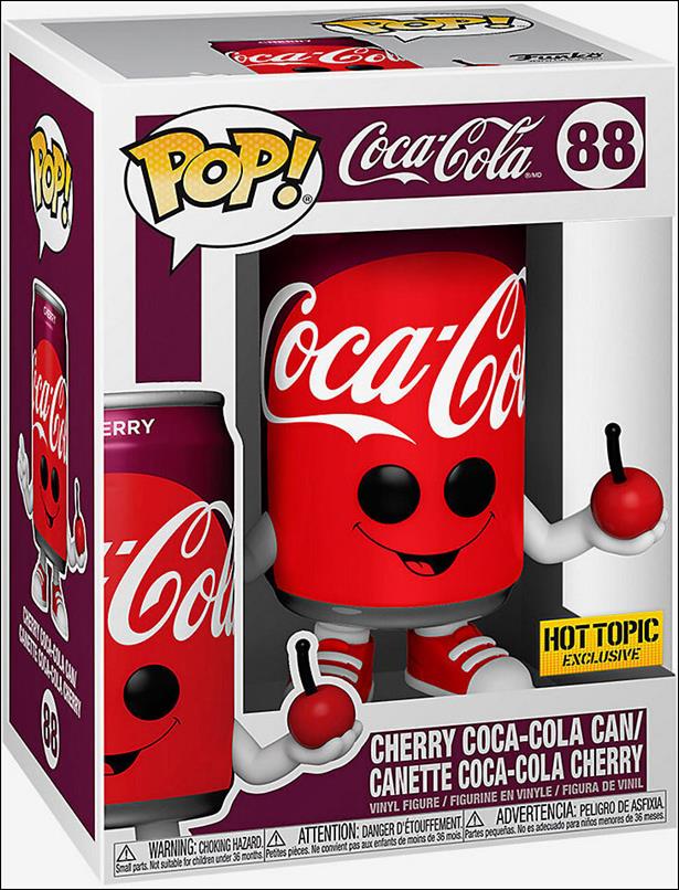 POP! Funko - Foodies figure 88 Cherry Coca-Cola Can Hot Topic Exclusive