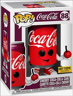 POP! Funko - Foodies figure 88 Cherry Coca-Cola Can Hot Topic Exclusive