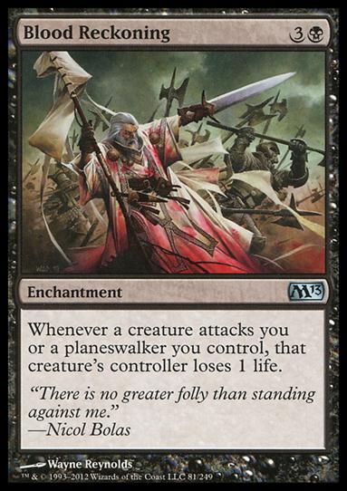 Magic the Gathering: 2013 Core Set (Base Set) card 81 Blood Reckoning