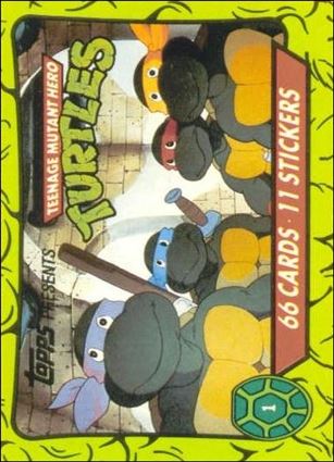Teenage Mutant Hero Turtles (Ireland) (Base Set) card 1 The Epic Begins
