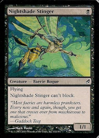 Magic the Gathering: Lorwyn (Base Set) card 132 Nightshade Stinger