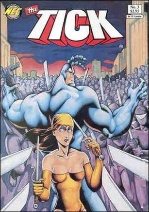 Tick (1988) issue 3-H White & Red Logo Cover (8th Printing)