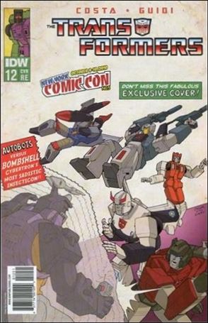 Transformers (2009) issue 12-D Casey Coller New York Comic Con Cover