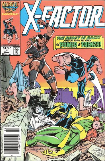 X-Factor (1986) issue 4-B Canadian Price Cover