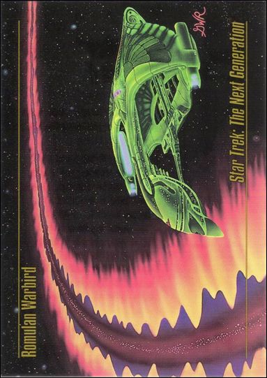 Star Trek Master Series: Series 1 (Base Set) card 35 Romulan Warbird