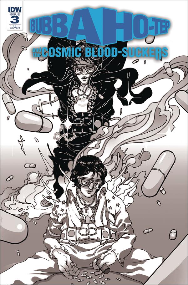 Bubba Ho-Tep and the Cosmic Blood-Suckers issue 3-C Baldemar Rivas 1:5 Black & White Cover