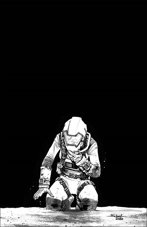 Expanse issue 2-D Jonas Scharf 1:25 Black & White Virgin Cover