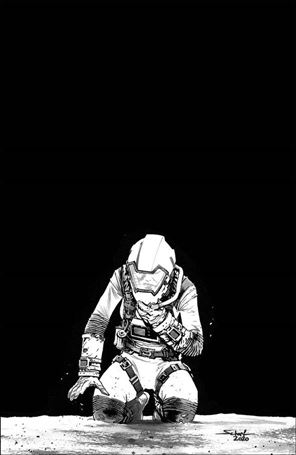 Expanse issue 2-D Jonas Scharf 1:25 Black & White Virgin Cover