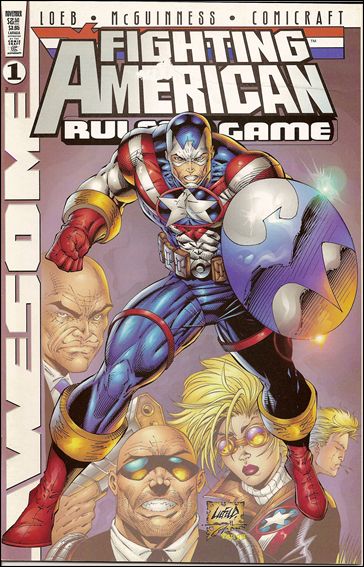 Fighting American: Rules of the Game issue 1-B Rob Liefeld Fighting American Cover