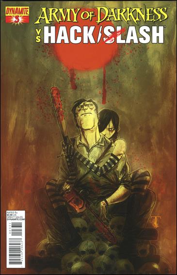 Army of Darkness vs. Hack/Slash issue 3-C Ben Templesmith Cover