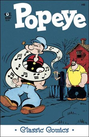 Classic Popeye issue 40 Bud Sagendorf Cover