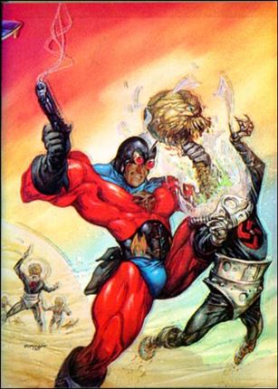 Best of Dave Dorman Chromium (Holo-Chrome Subset) card 4 Mr. Monster: Stompin' Solar Stormtroopers (Part 2)