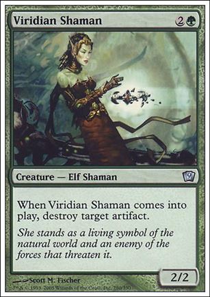 Magic the Gathering: 9th Edition (Base Set) card 280 Viridian Shaman