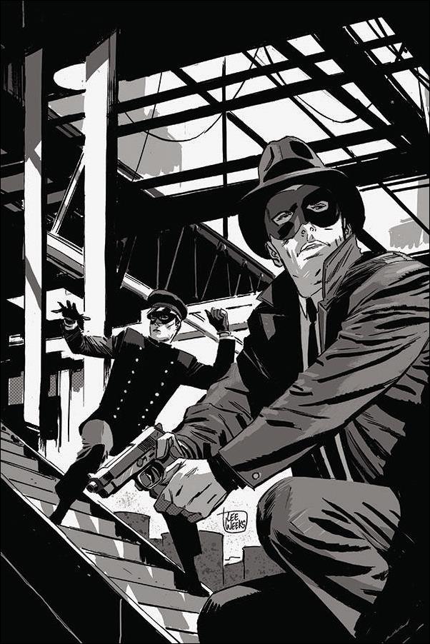 Green Hornet (2020) issue 2-F Lee Weeks Black & White Virgin Cover