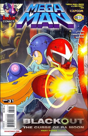 Mega Man issue 31 Patrick "Spaz" Spaziante Cover