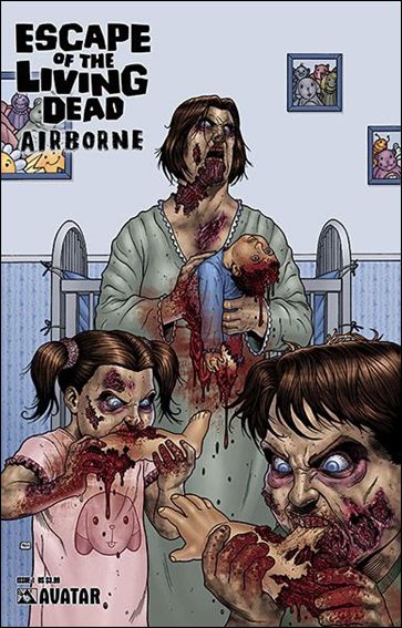 Escape of the Living Dead: Airborne issue 1-F Gore Cover