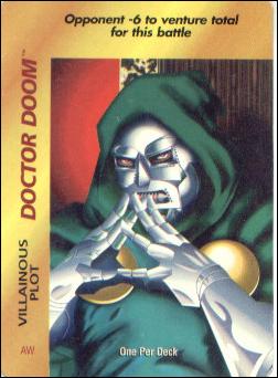 Marvel OverPower (Base Set) card nn89 Doctor Doom: Villainous Plot