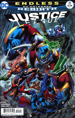 Justice League (2016) issue 21 Bryan Hitch Cover
