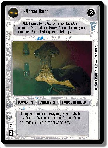 Star Wars: Premiere Limited (Base Set) card 170 Momaw Nadon