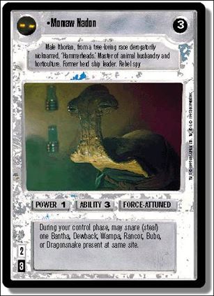 Star Wars: Premiere Limited (Base Set) card 170 Momaw Nadon