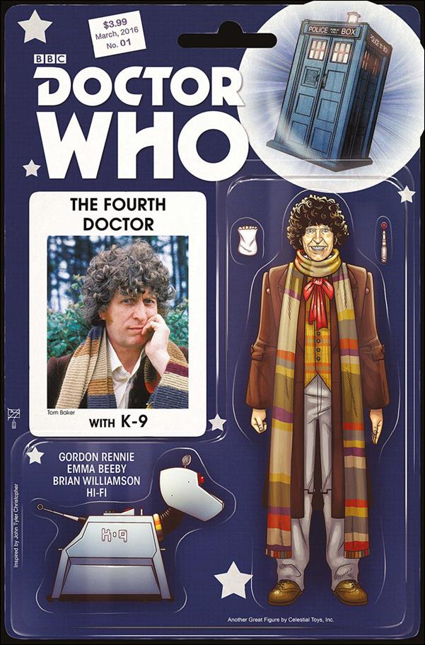 Doctor Who: The Fourth Doctor issue 1-J Blair Shedd Diamond UK Action Figure Cover