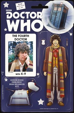 Doctor Who: The Fourth Doctor issue 1-J Blair Shedd Diamond UK Action Figure Cover