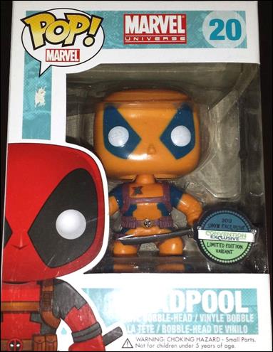 POP! Marvel figure 20-H Deadpool (Blue & Orange Costume) 1/1500