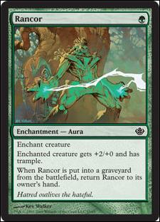 Magic the Gathering: Duel Decks: Garruk vs. Liliana (Base Set) card 15 Rancor