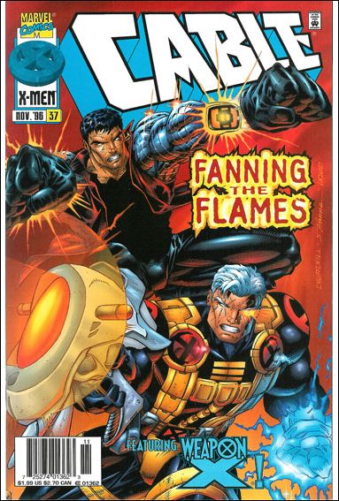 Cable (1993) issue 37-B Newsstand Edition / Price Variant