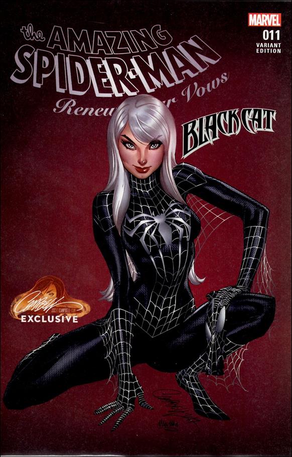 Amazing Spider-Man: Renew Your Vows (2017) issue 11-C J.Scott Campbell Black Cat "Spidey" Cover 1/2850