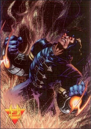 Ash (Base Set) card 28 "The Superhero at Work"