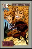 DC Cosmic Cards (Base Set) card 42 Crimson Fox