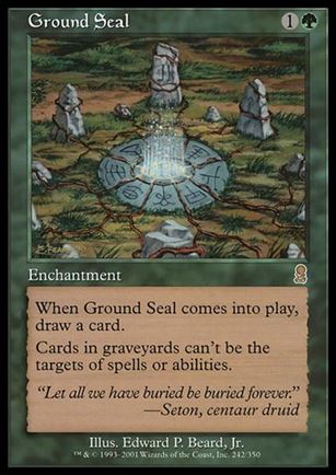 Magic the Gathering: Odyssey (Base Set) card 242 Ground Seal