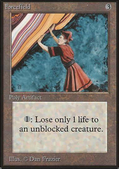 Magic the Gathering: Limited Edition Beta (Base Set) card 244 Forcefield