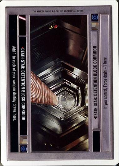 Star Wars: Premiere Unlimited (Base Set) card 120 Death Star: Detention Block Corridor