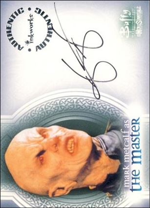Buffy the Vampire Slayer: Men of Sunnydale (Autograph Subset) card A3 Mark Metcalf as The Master