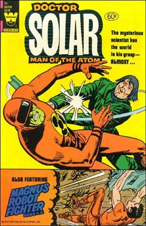 Doctor Solar, Man of the Atom (1962) issue 30 Yellow Logo