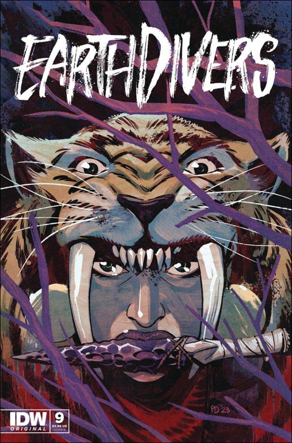 Earthdivers issue 9-B Patricio Delpeche Cover