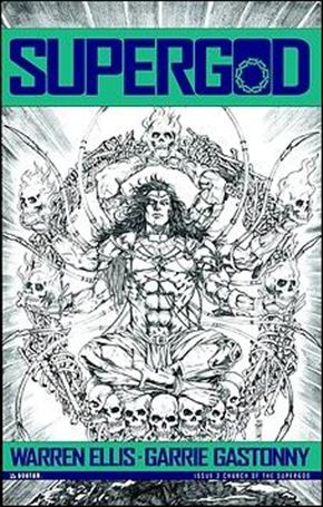 Warren Ellis' Supergod issue 3-C Church of the Supergod Cover 1:3